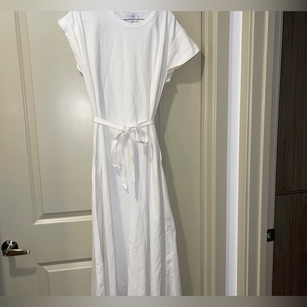 La Ligne A-Line Jersey MIDI Dress